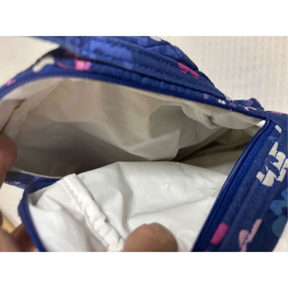 Vera Bradley lunch box blue pink flowers 9"x7" - Picture 5 of 7